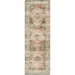Artistic Weavers Pola Vintage Medallion Printed Area Rug