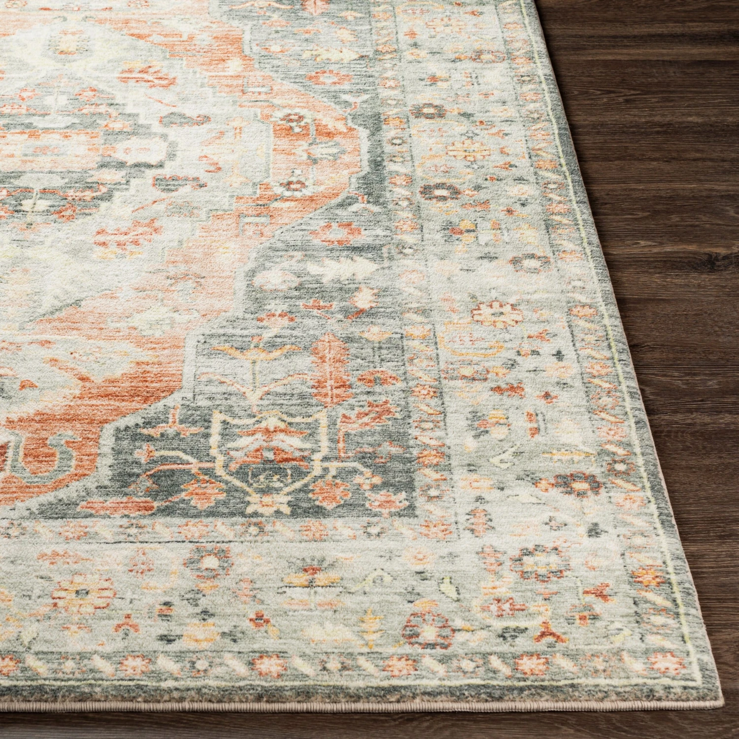 Artistic Weavers Pola Vintage Medallion Printed Area Rug 4 Artistic Weavers Pola Vintage Medallion Printed Area Rug - Image 4