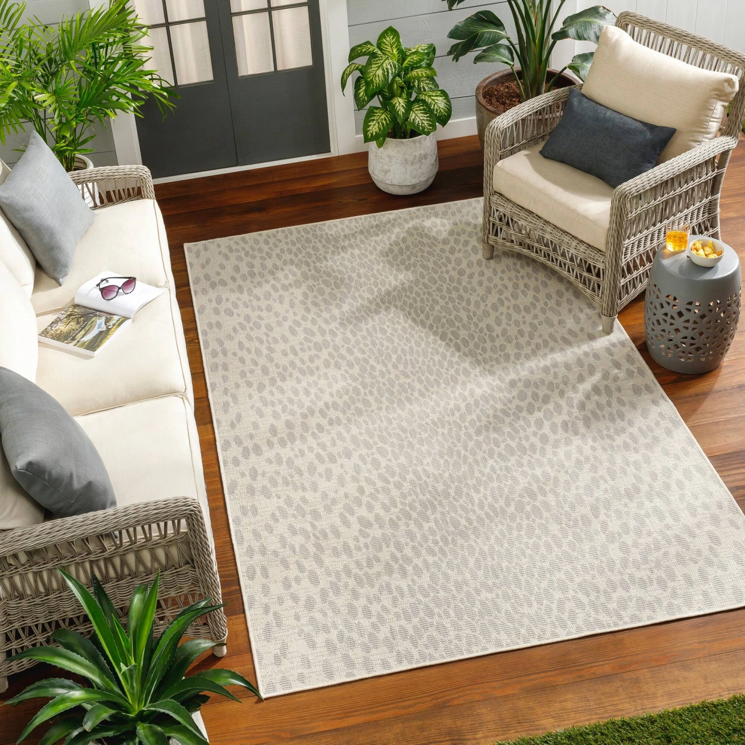 Artistic Weavers Ravello Subtle Animal Print Indoor/ Outdoor Area Rug 2 Artistic Weavers Ravello Subtle Animal Print Indoor/ Outdoor Area Rug - Image 2