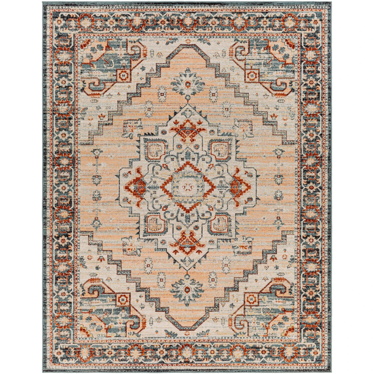 Artistic Weavers Redondo Indoor/ Outdoor Vintage Medallion Area Rug 1 Artistic Weavers Redondo Indoor/ Outdoor Vintage Medallion Area Rug
