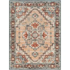 Artistic Weavers Redondo Indoor/ Outdoor Vintage Medallion Area Rug 12 Artistic Weavers Redondo Indoor/ Outdoor Vintage Medallion Area Rug -Artistic Weavers Redondo Beach Traditional Vintage Medallion Area Rug 18