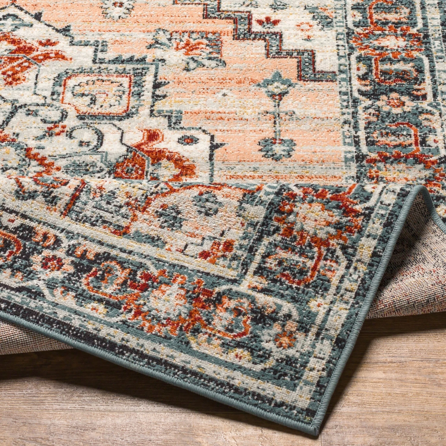 Artistic Weavers Redondo Indoor/ Outdoor Vintage Medallion Area Rug 6 Artistic Weavers Redondo Indoor/ Outdoor Vintage Medallion Area Rug - Image 6