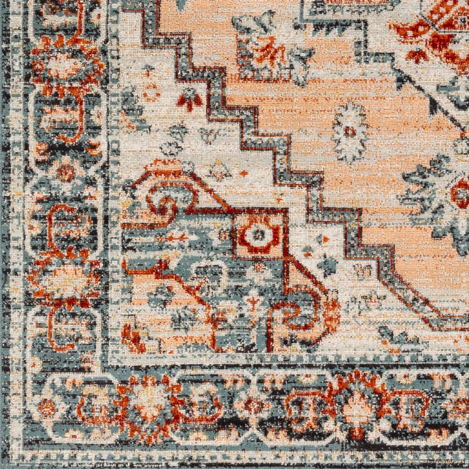 Artistic Weavers Redondo Indoor/ Outdoor Vintage Medallion Area Rug 9 Artistic Weavers Redondo Indoor/ Outdoor Vintage Medallion Area Rug - Image 9