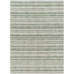 Artistic Weavers Rikard Indoor/ Outdoor Navy Blue Coastal Stripe Area Rug