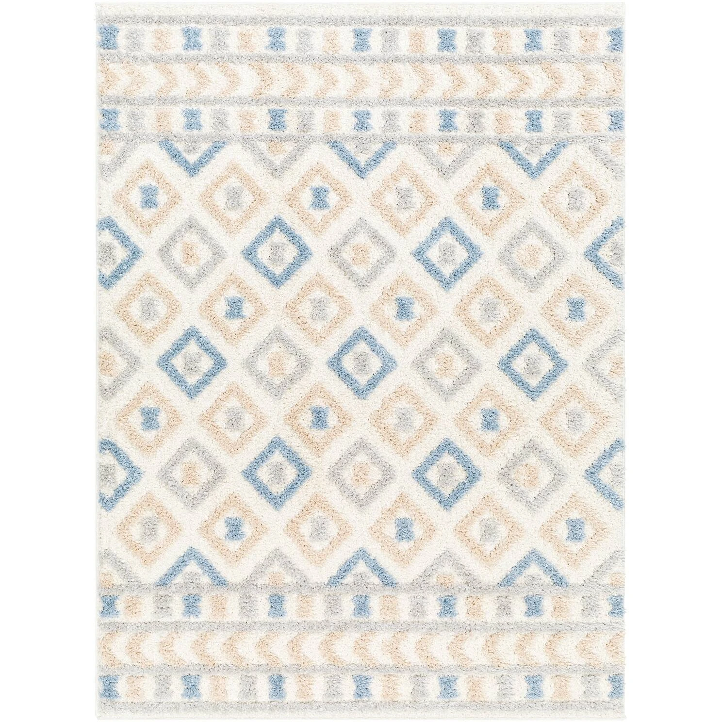 Artistic Weavers Rodos Transitional Diamond Plush Area Rug 3 Artistic Weavers Rodos Transitional Diamond Plush Area Rug - Image 3