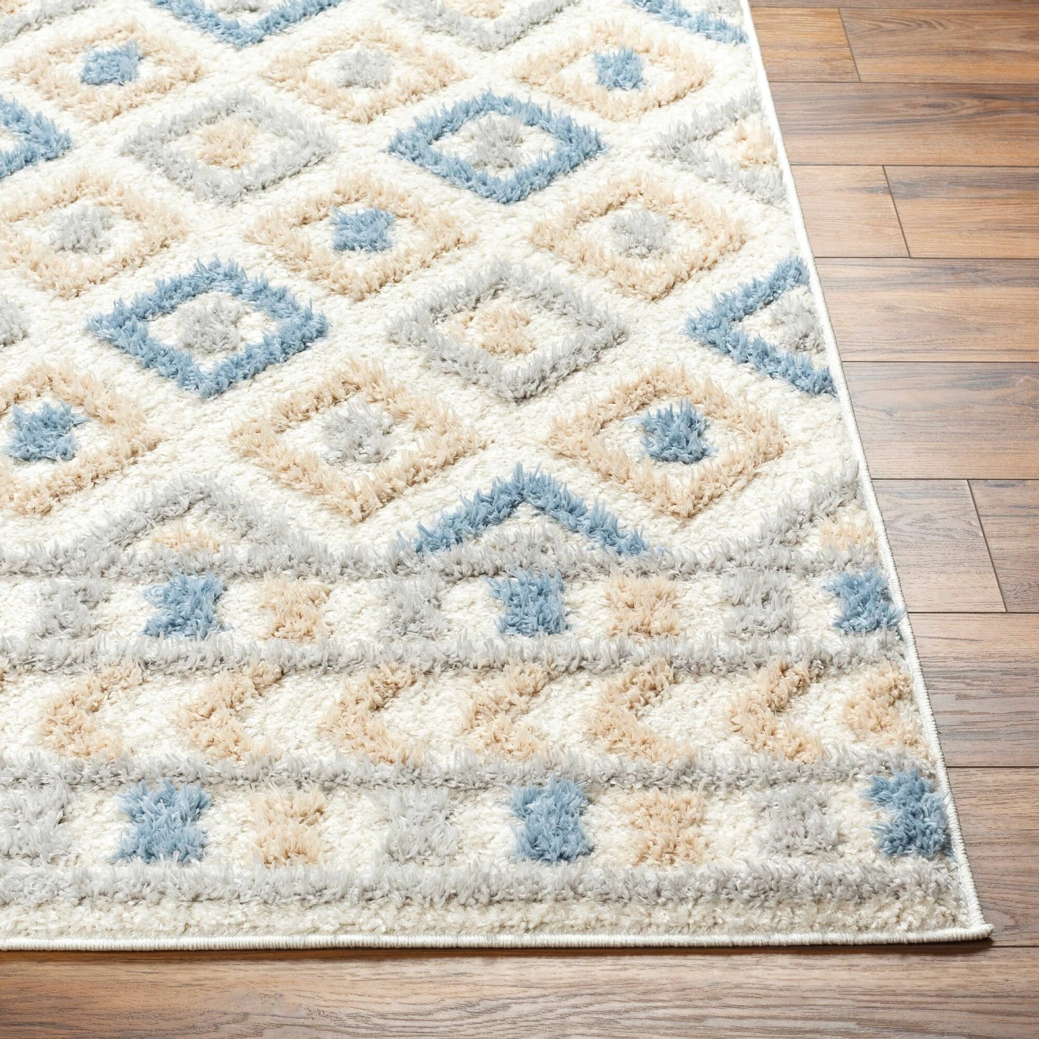 Artistic Weavers Rodos Transitional Diamond Plush Area Rug 4 Artistic Weavers Rodos Transitional Diamond Plush Area Rug - Image 4