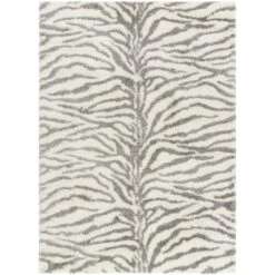 Artistic Weavers Salvado Plush Zebra Stripe Area Rug -Artistic Weavers Salvado Plush Zebra Stripe Area Rug 2