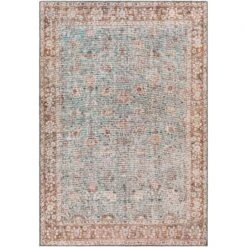 Artistic Weavers Sanjay Persian Floral Printed Machine Washable Area Rug -Artistic Weavers Sanjay Persian Floral Printed Machine Washable Area Rug 2