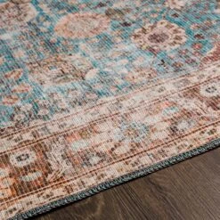 Artistic Weavers Sanjay Persian Floral Printed Machine Washable Area Rug -Artistic Weavers Sanjay Persian Floral Printed Machine Washable Area Rug 5