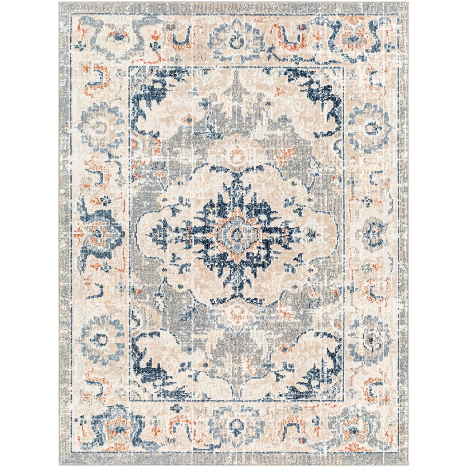 Artistic Weavers Santana Medallion Machine Washable Area Rug 3 Artistic Weavers Santana Medallion Machine Washable Area Rug - Image 3