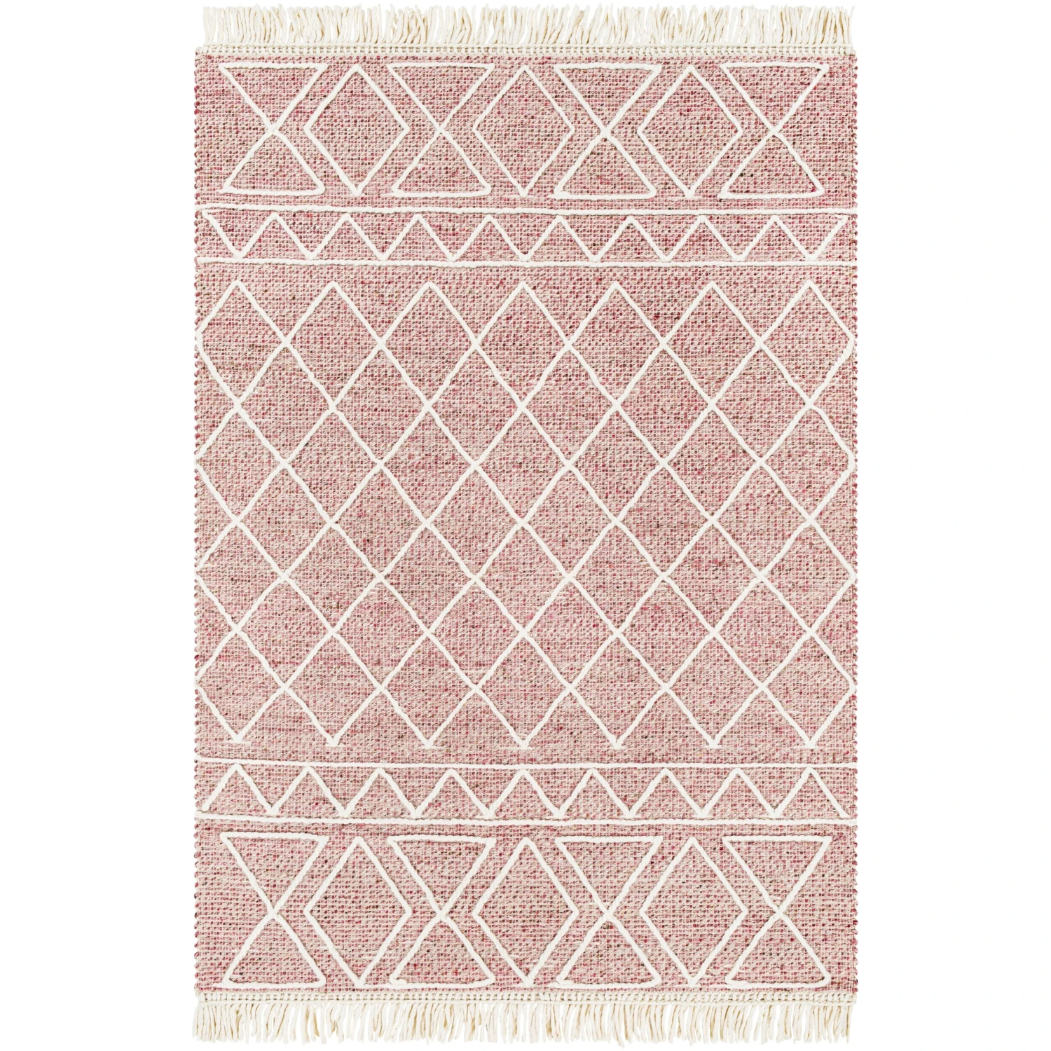 Artistic Weavers Sheraga Handmade Rosy Global Area Rug 3 Artistic Weavers Sheraga Handmade Rosy Global Area Rug - Image 3