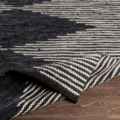 Artistic Weavers Soundtrack Rustic Leather/Cotton Handmade Area Rug -Artistic Weavers Soundtrack Rustic Leather Cotton Handmade Area Rug 5