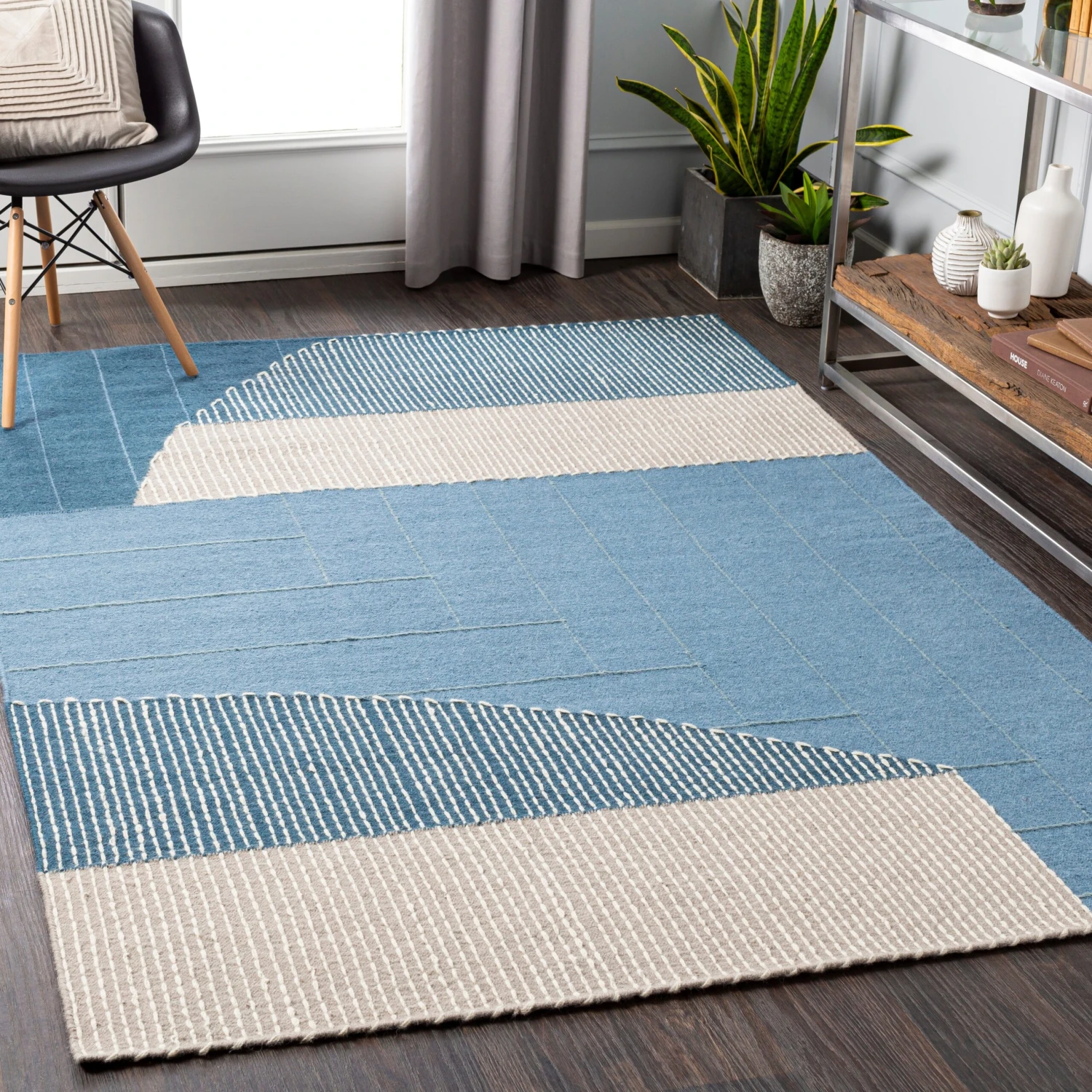 Artistic Weavers Spindrift Modern Wool/Cotton Handmade Area Rug 2 Artistic Weavers Spindrift Modern Wool/Cotton Handmade Area Rug - Image 2
