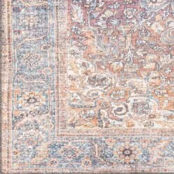Artistic Weavers Taher Traditional Persian Printed Machine Washable Area Rug