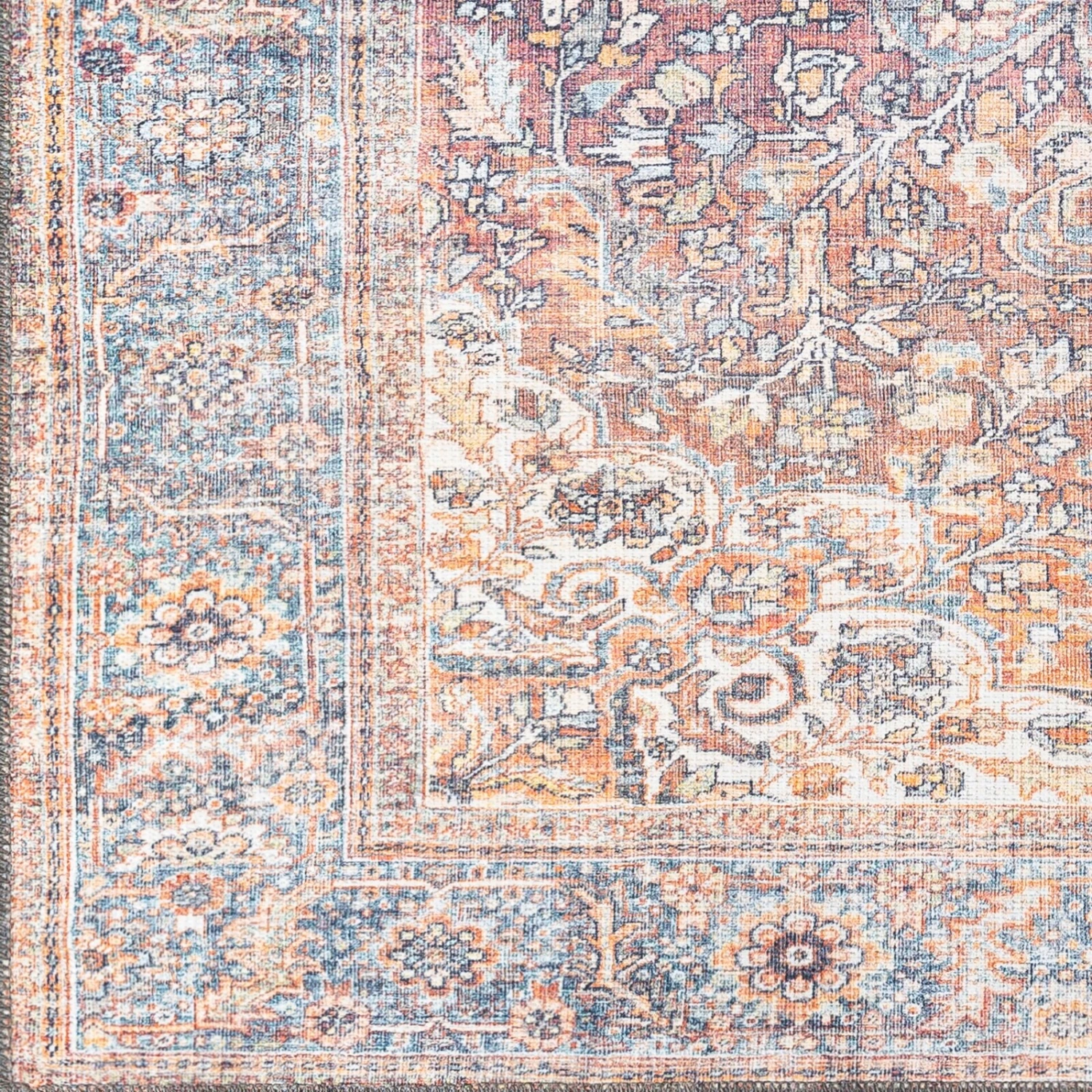 Artistic Weavers Taher Traditional Persian Printed Machine Washable Area Rug 1 Artistic Weavers Taher Traditional Persian Printed Machine Washable Area Rug