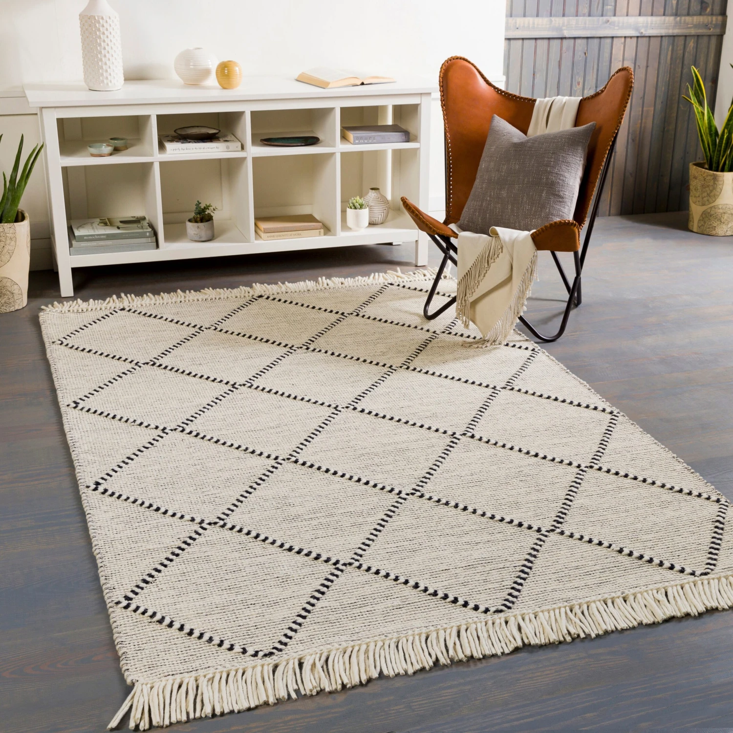 Artistic Weavers Teague Handmade Global Diamond Area Rug 2 Artistic Weavers Teague Handmade Global Diamond Area Rug - Image 2