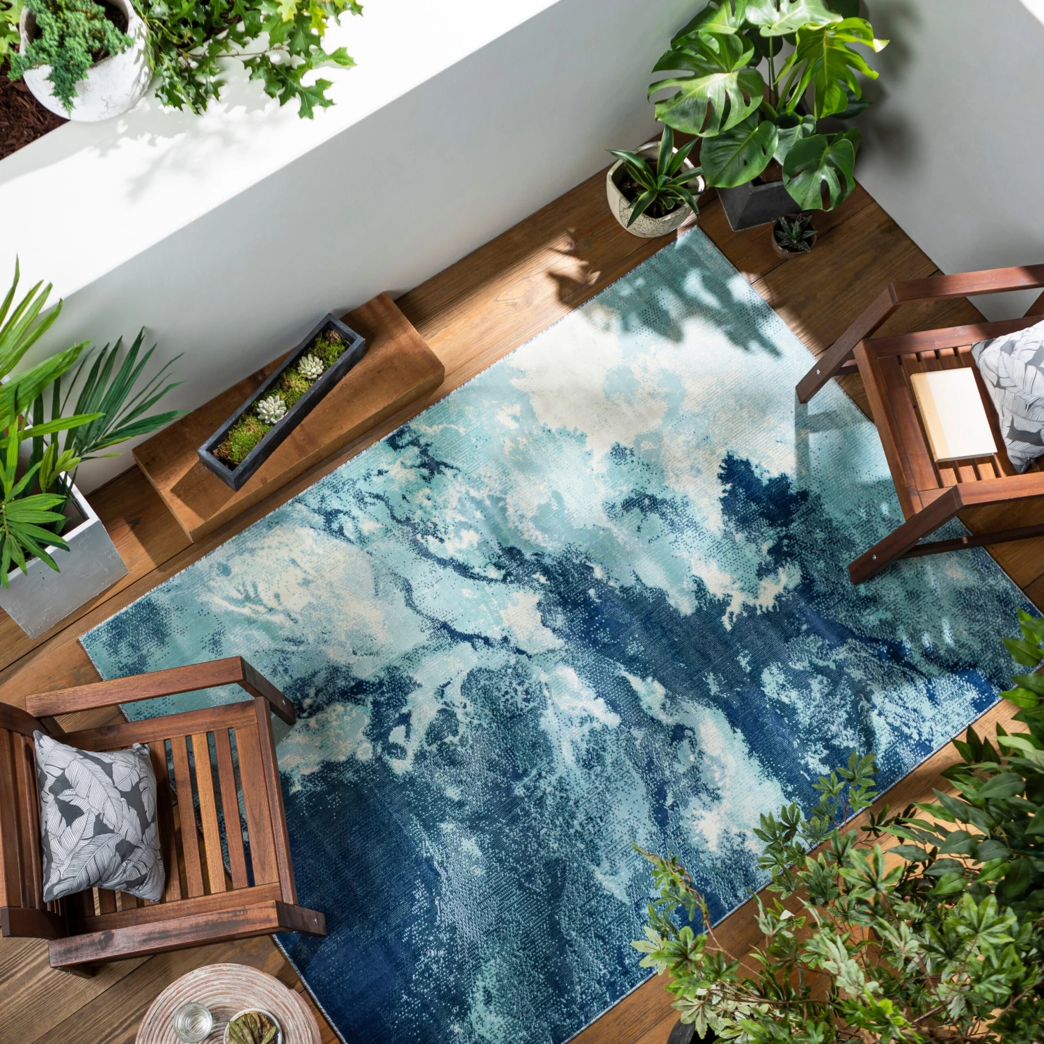 Artistic Weavers Terra Indoor/Outdoor Modern Abstract Area Rug 2 Artistic Weavers Terra Indoor/Outdoor Modern Abstract Area Rug - Image 2