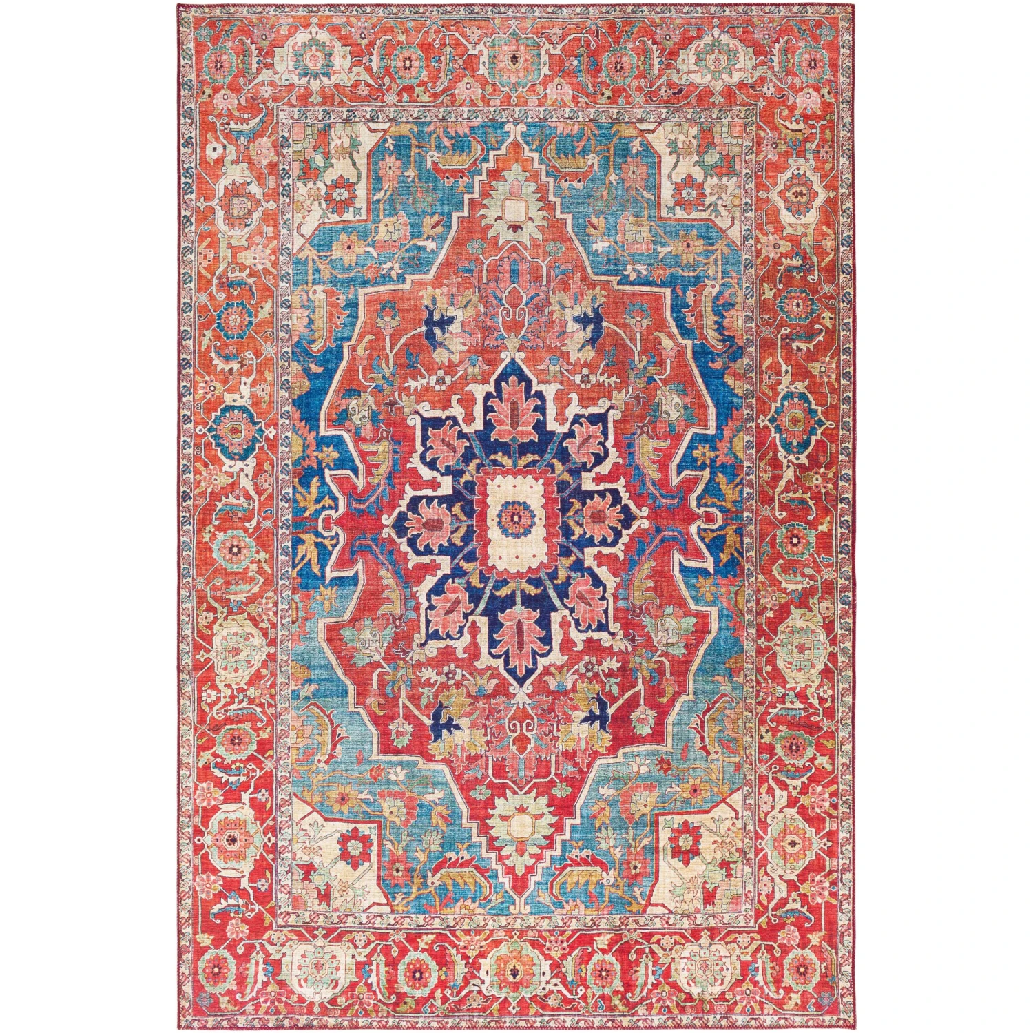 Artistic Weavers Flynt Vintage Persian Area Rug 3 Artistic Weavers Flynt Vintage Persian Area Rug - Image 3