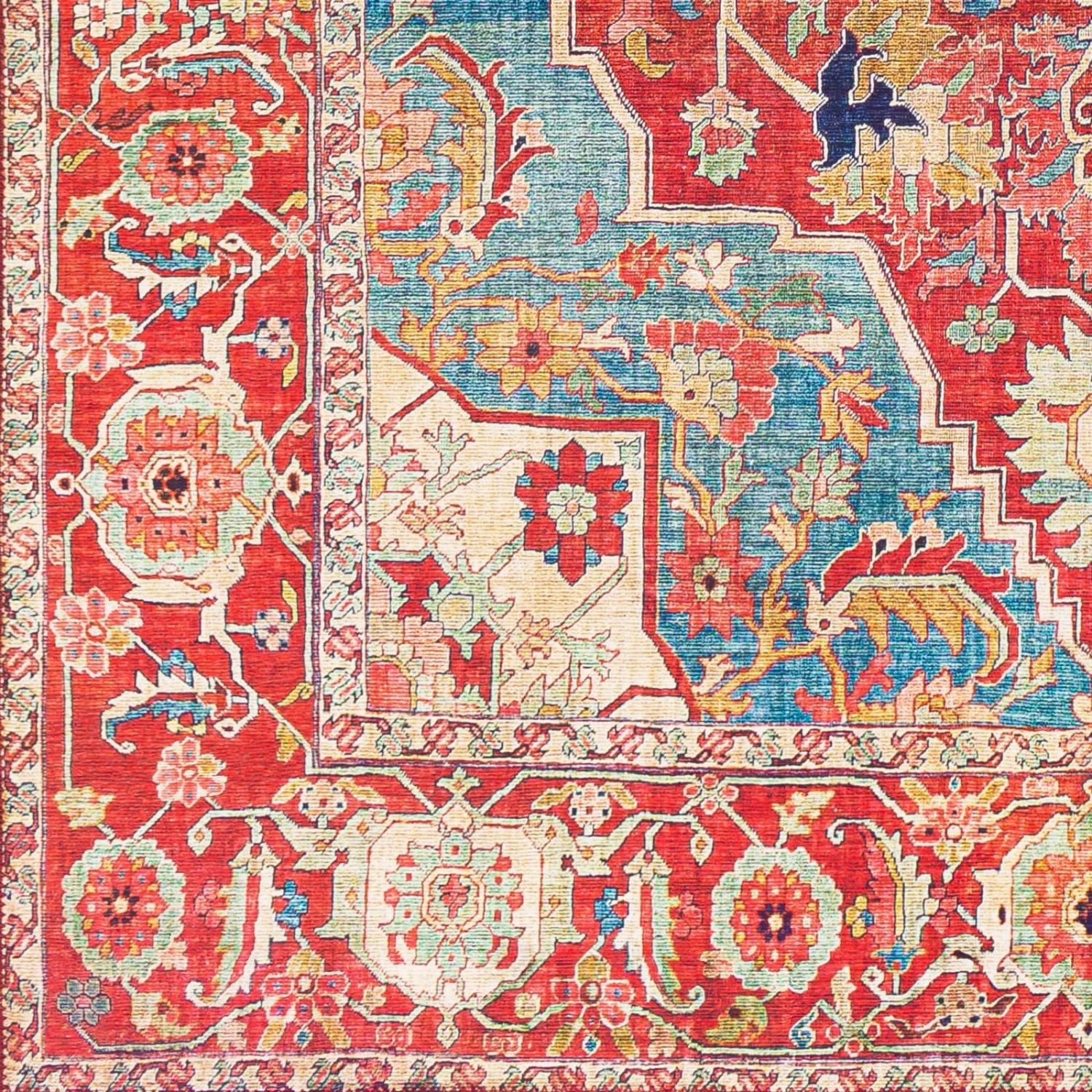 Artistic Weavers Flynt Vintage Persian Area Rug 8 Artistic Weavers Flynt Vintage Persian Area Rug - Image 8