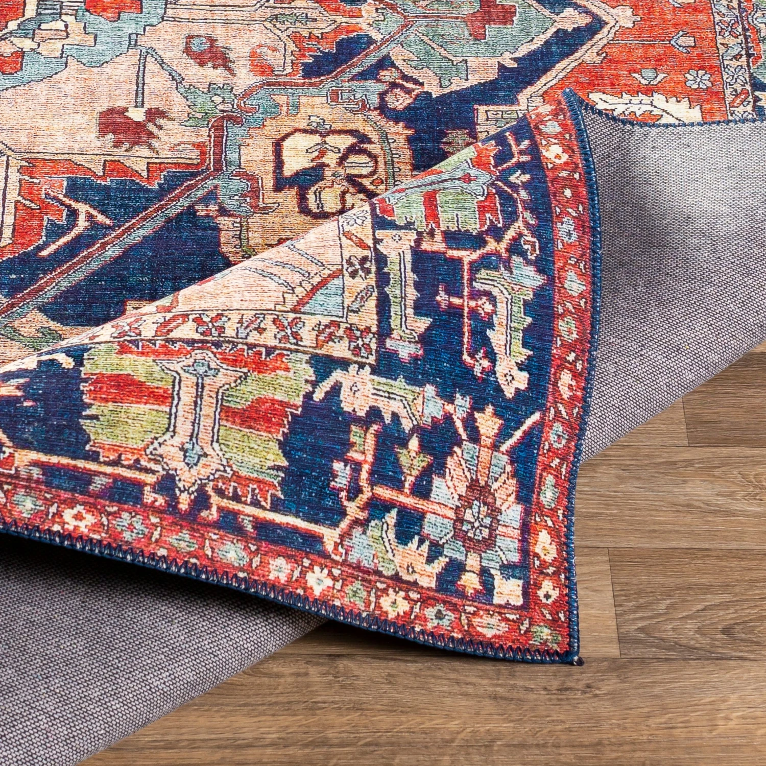 Artistic Weavers Tiersen Vintage Persian Medallion Area Rug 6 Artistic Weavers Tiersen Vintage Persian Medallion Area Rug - Image 6