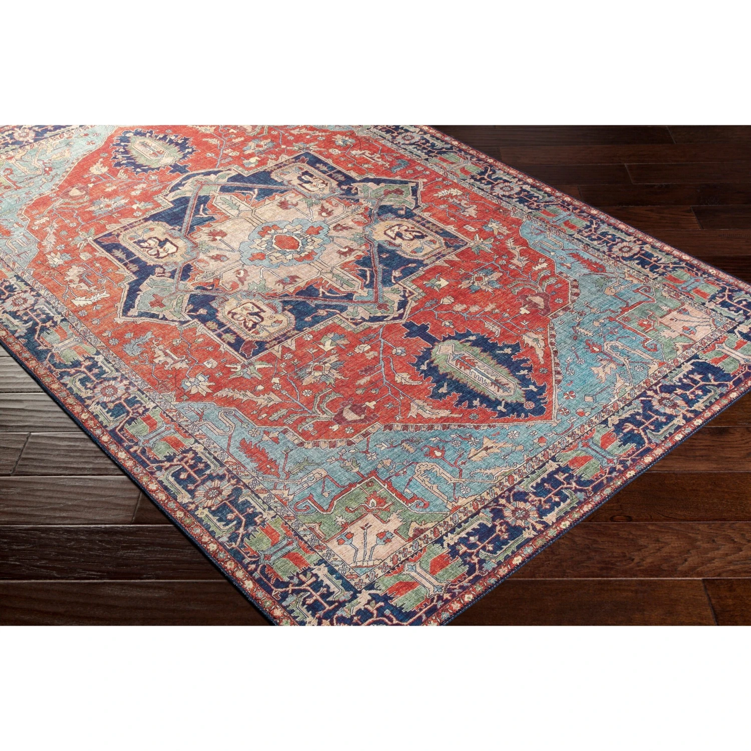 Artistic Weavers Tiersen Vintage Persian Medallion Area Rug 7 Artistic Weavers Tiersen Vintage Persian Medallion Area Rug - Image 7