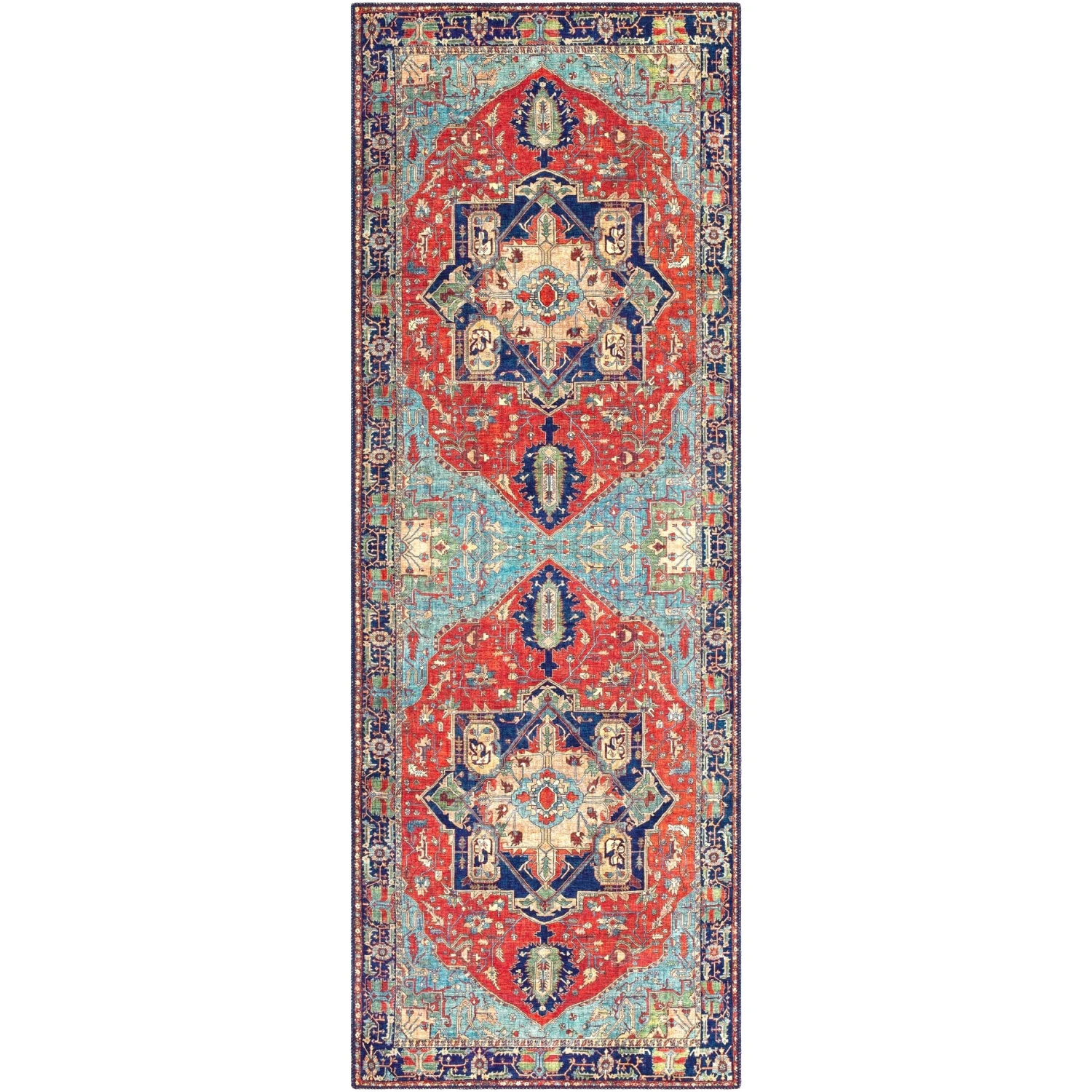 Artistic Weavers Tiersen Vintage Persian Medallion Area Rug 1 Artistic Weavers Tiersen Vintage Persian Medallion Area Rug