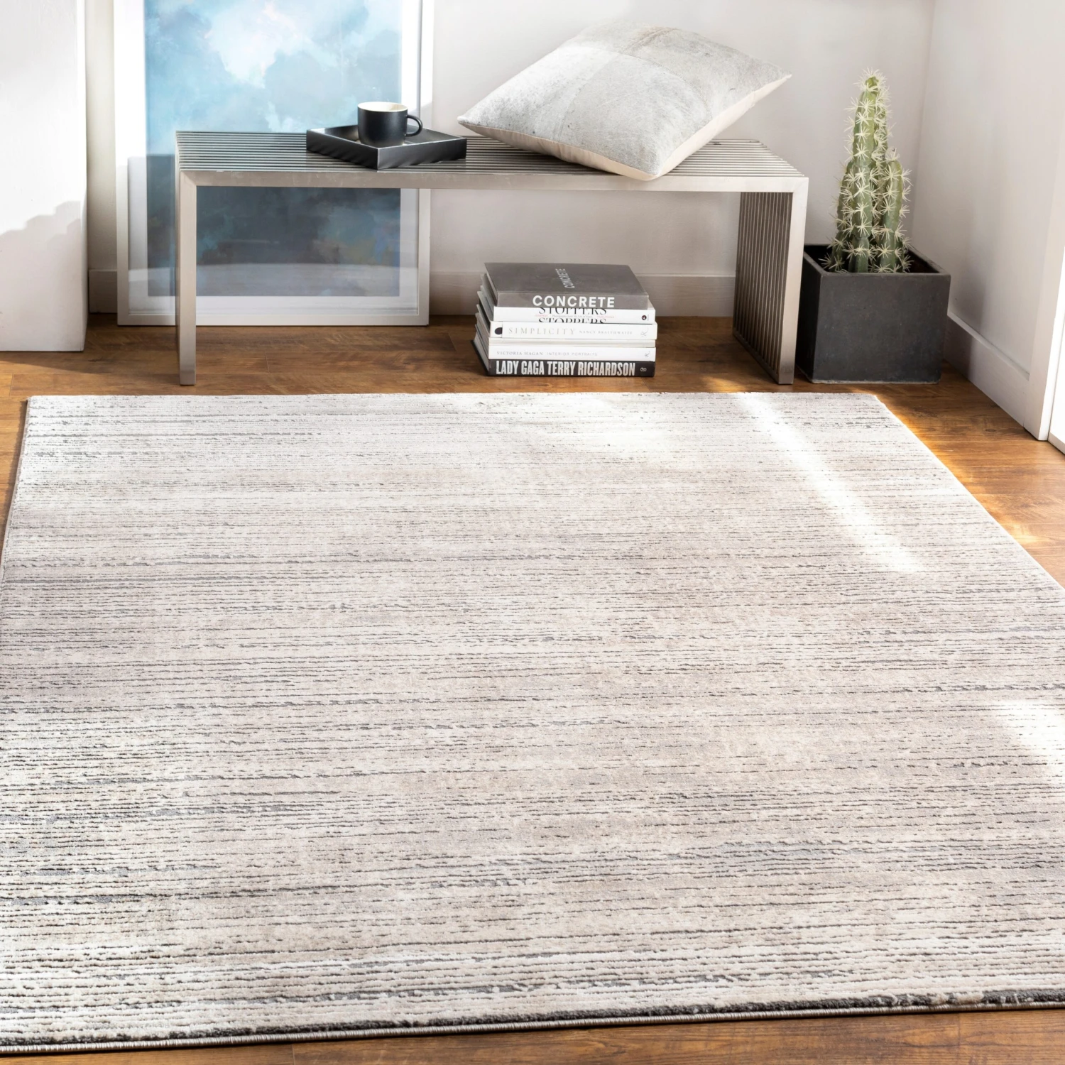 Artistic Weavers Tranquil Modern Grey And Taupe Area Rug 3 Artistic Weavers Tranquil Modern Grey And Taupe Area Rug - Image 3