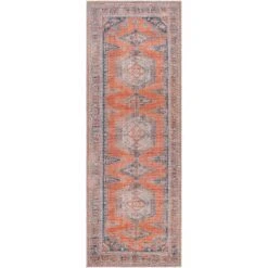 Artistic Weavers Vargas Persian Medallion Printed Machine Washable Area Rug