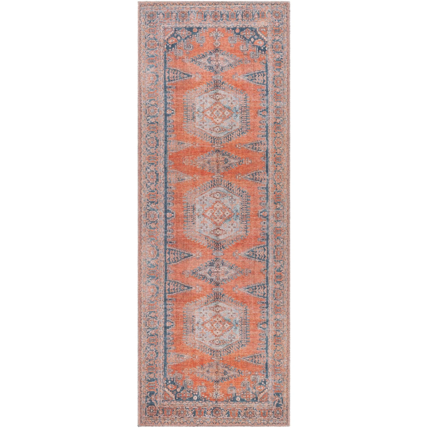 Artistic Weavers Vargas Persian Medallion Printed Machine Washable Area Rug 1 Artistic Weavers Vargas Persian Medallion Printed Machine Washable Area Rug