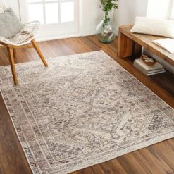Artistic Weavers Verninac Distressed Medallion Printed Washable Rug 30 Artistic Weavers Verninac Distressed Medallion Printed Washable Rug -Artistic Weavers Verninac Distressed Medallion Printed Washable Rug 10