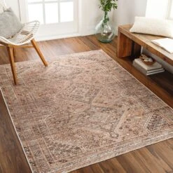 Artistic Weavers Verninac Distressed Medallion Printed Washable Rug 36 Artistic Weavers Verninac Distressed Medallion Printed Washable Rug -Artistic Weavers Verninac Distressed Medallion Printed Washable Rug 16