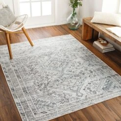Artistic Weavers Verninac Distressed Medallion Printed Washable Rug 24 Artistic Weavers Verninac Distressed Medallion Printed Washable Rug -Artistic Weavers Verninac Distressed Medallion Printed Washable Rug 4