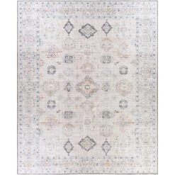 Artistic Weavers Vita Traditional Medallion Machine Washable Area Rug