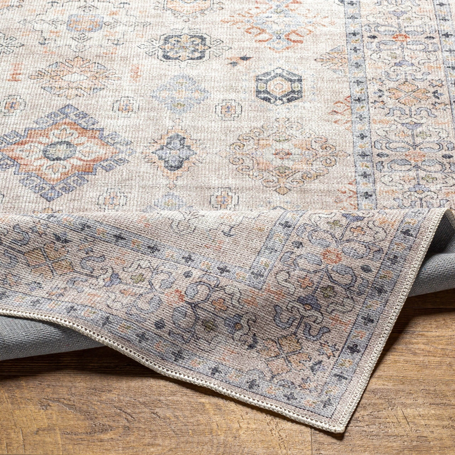 Artistic Weavers Vita Traditional Medallion Machine Washable Area Rug 7 Artistic Weavers Vita Traditional Medallion Machine Washable Area Rug - Image 7