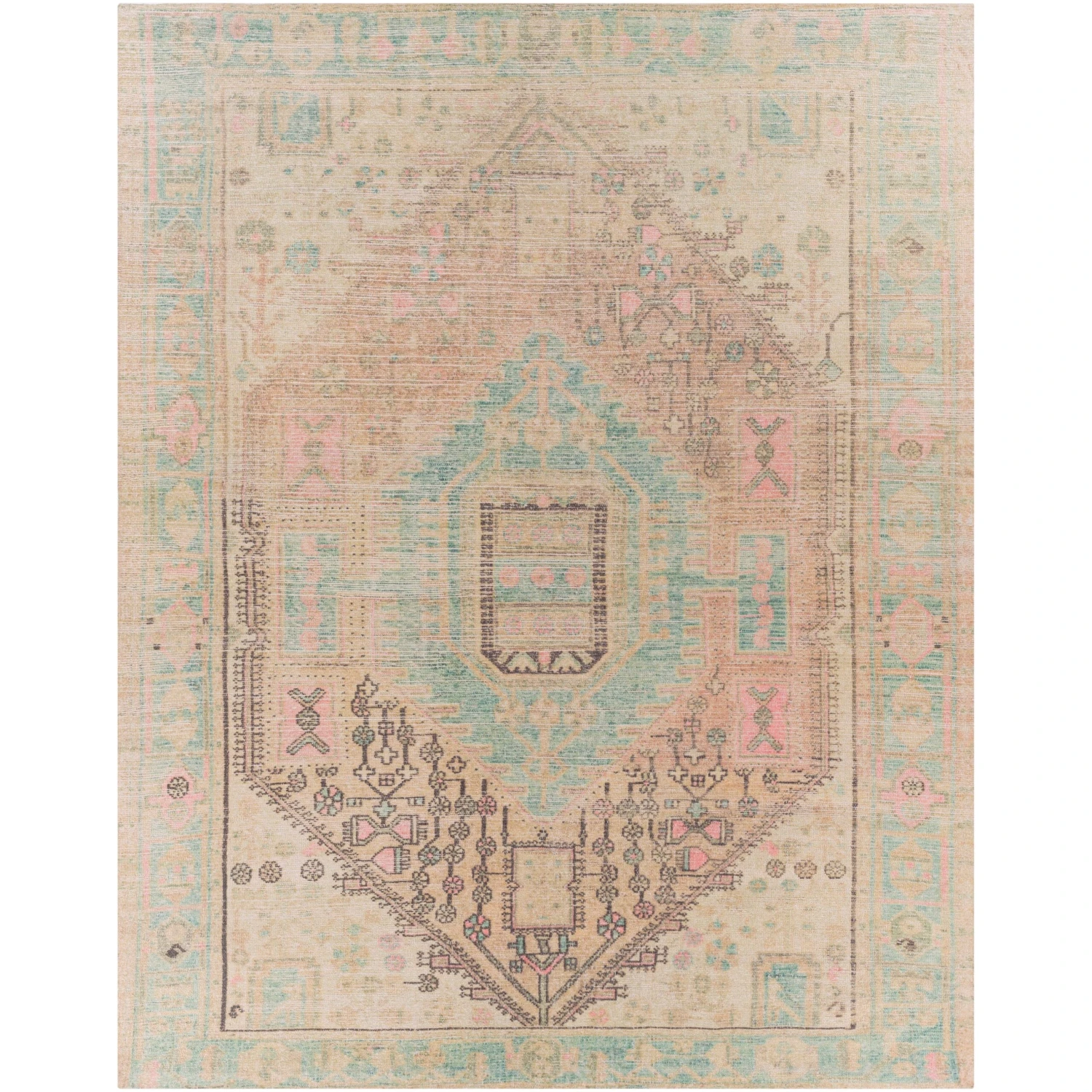 Artistic Weavers Voule Handmade Distressed Printed Area Rug 3 Artistic Weavers Voule Handmade Distressed Printed Area Rug - Image 3