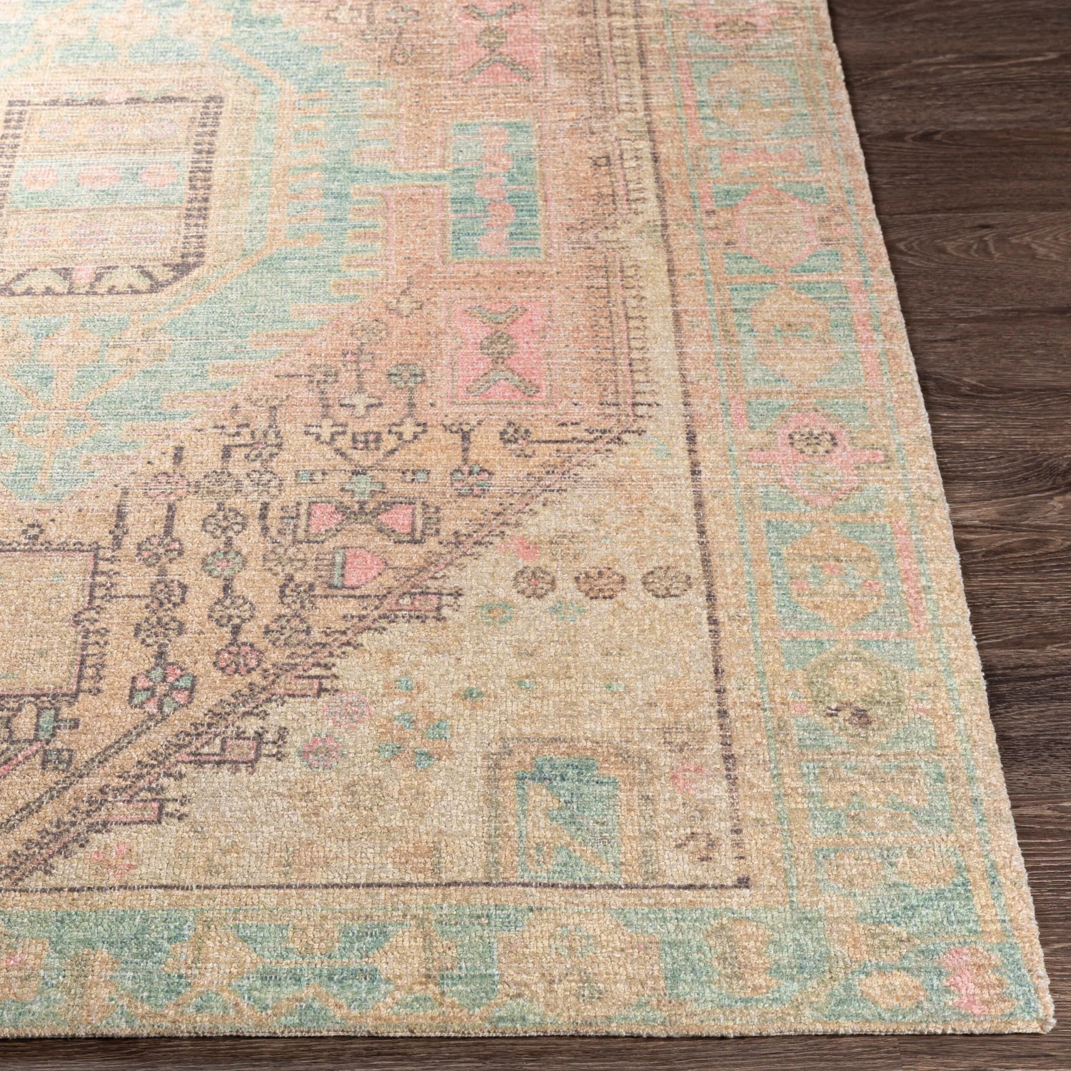 Artistic Weavers Voule Handmade Distressed Printed Area Rug 4 Artistic Weavers Voule Handmade Distressed Printed Area Rug - Image 4