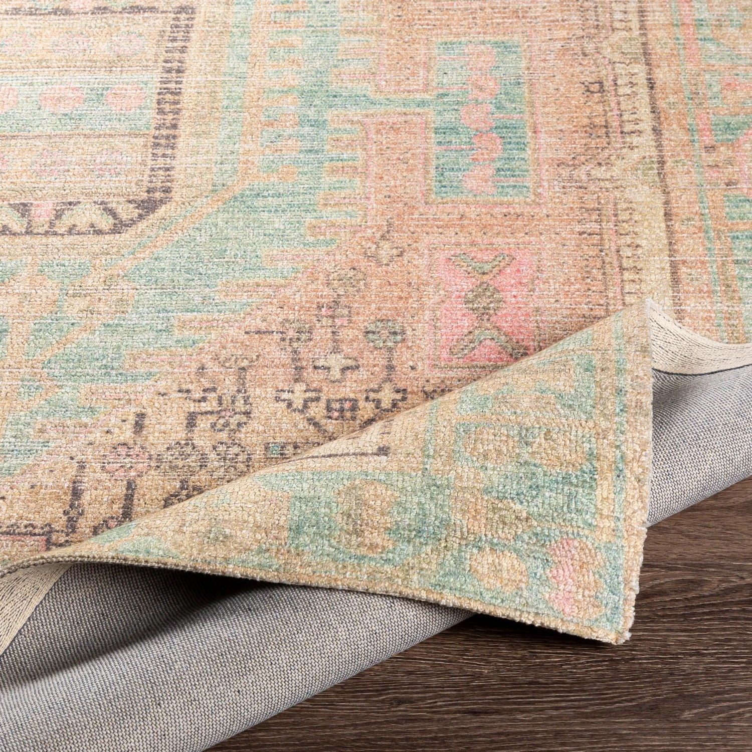 Artistic Weavers Voule Handmade Distressed Printed Area Rug 6 Artistic Weavers Voule Handmade Distressed Printed Area Rug - Image 6