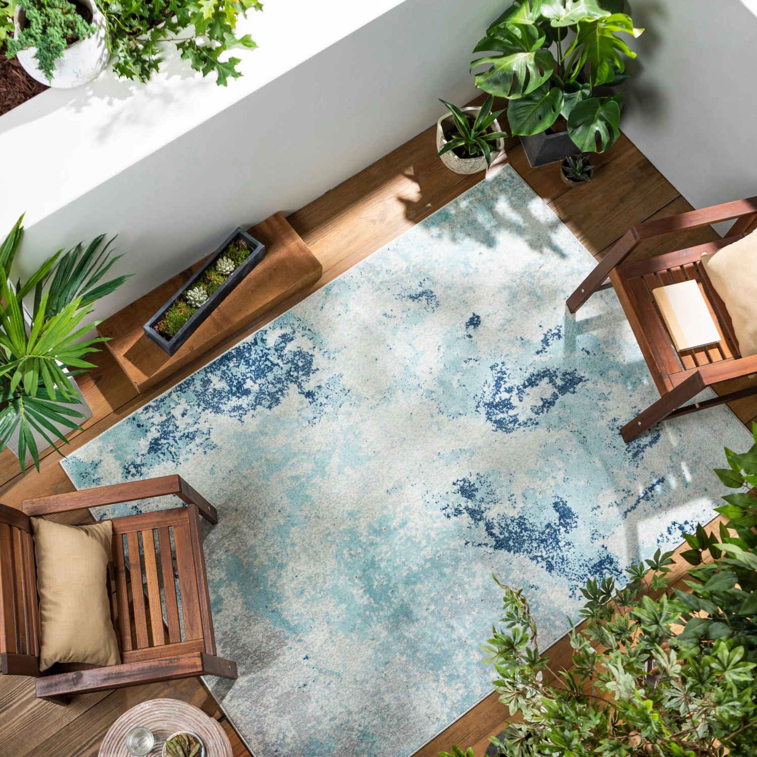 Artistic Weavers Willah Indoor / Outdoor Abstract Industrial Area Rug 4 Artistic Weavers Willah Indoor / Outdoor Abstract Industrial Area Rug - Image 4