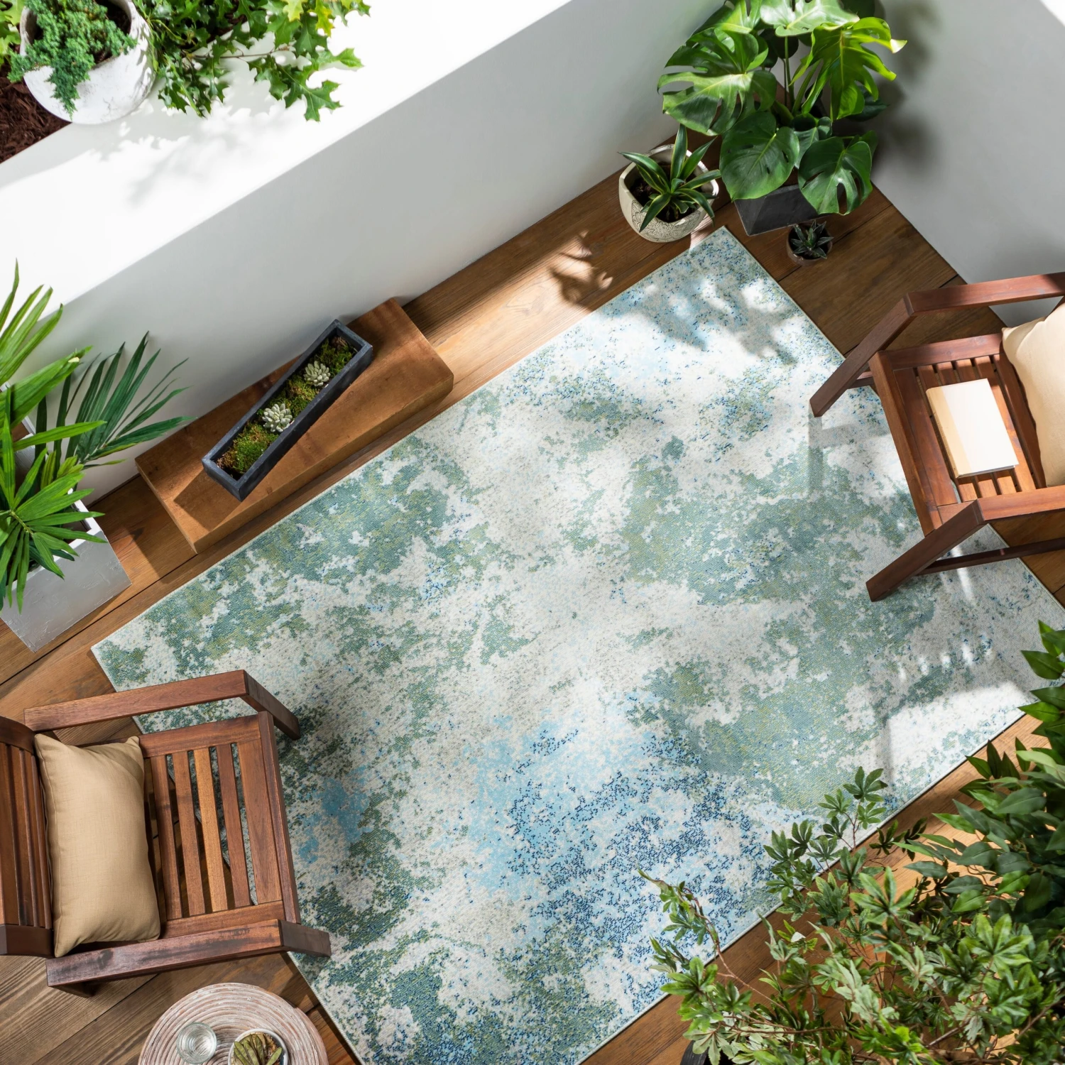 Artistic Weavers Willah Indoor / Outdoor Abstract Industrial Area Rug 5 Artistic Weavers Willah Indoor / Outdoor Abstract Industrial Area Rug - Image 5