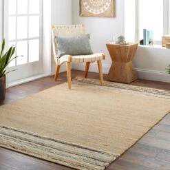 Artistic Weavers -Artistic Weavers Zareh Bohemian Handmade Jute 26 Wool Area Rug 1